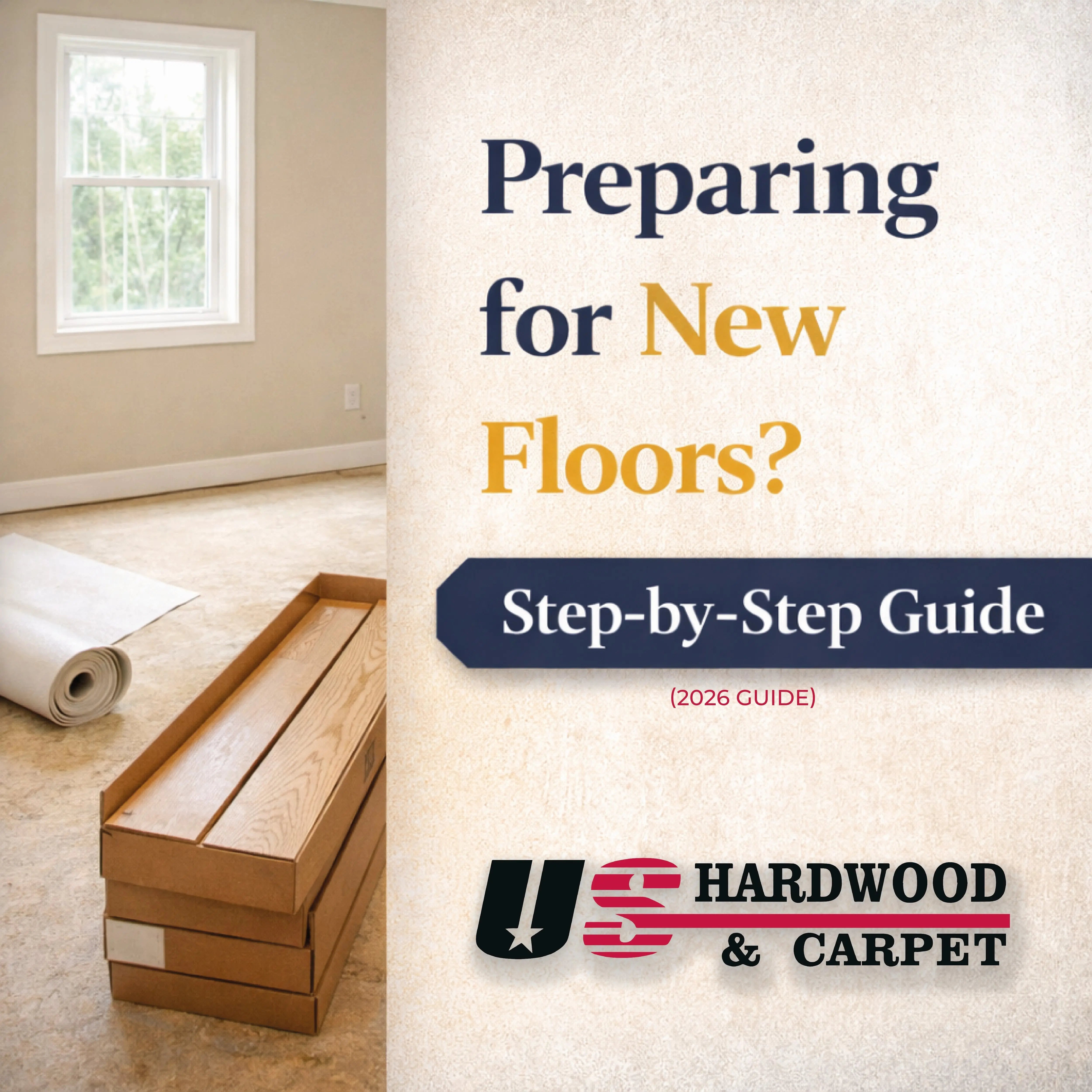 How to Prepare Your Home for New Flooring Installation (Step-by-Step Guide – 2026) US Hardwood & Carpet Inc