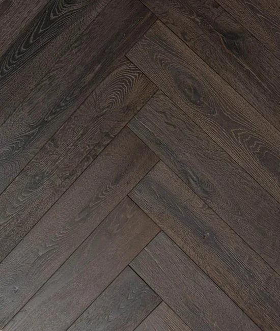 Cremona Exotic Herringbone - Consenza European Oak - Engineered Hardwood Villagio Floors