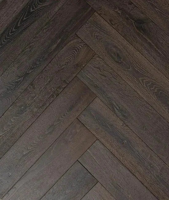 Cremona Exotic Herringbone - Consenza European Oak - Engineered Hardwood Villagio Floors
