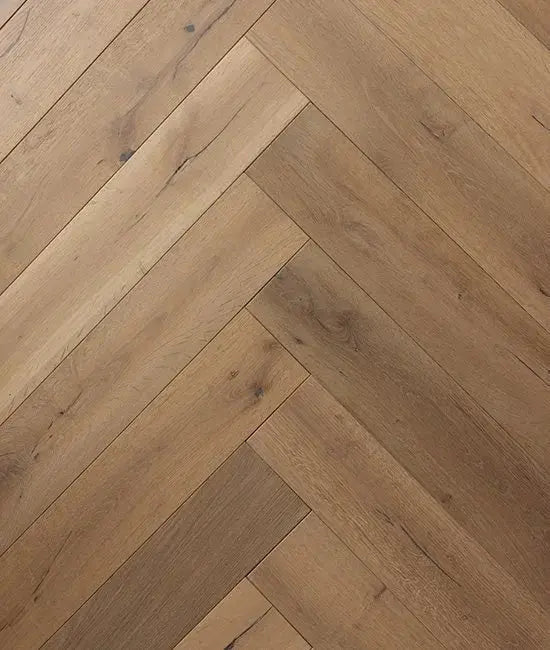 Cremona Exotic Herringbone - Pozzuoli European Oak - Engineered Hardwood Villagio Floors