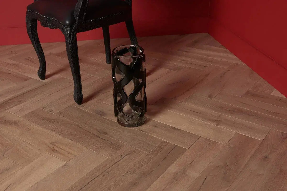 Cremona Exotic Herringbone - Pozzuoli European Oak - Engineered Hardwood Villagio Floors