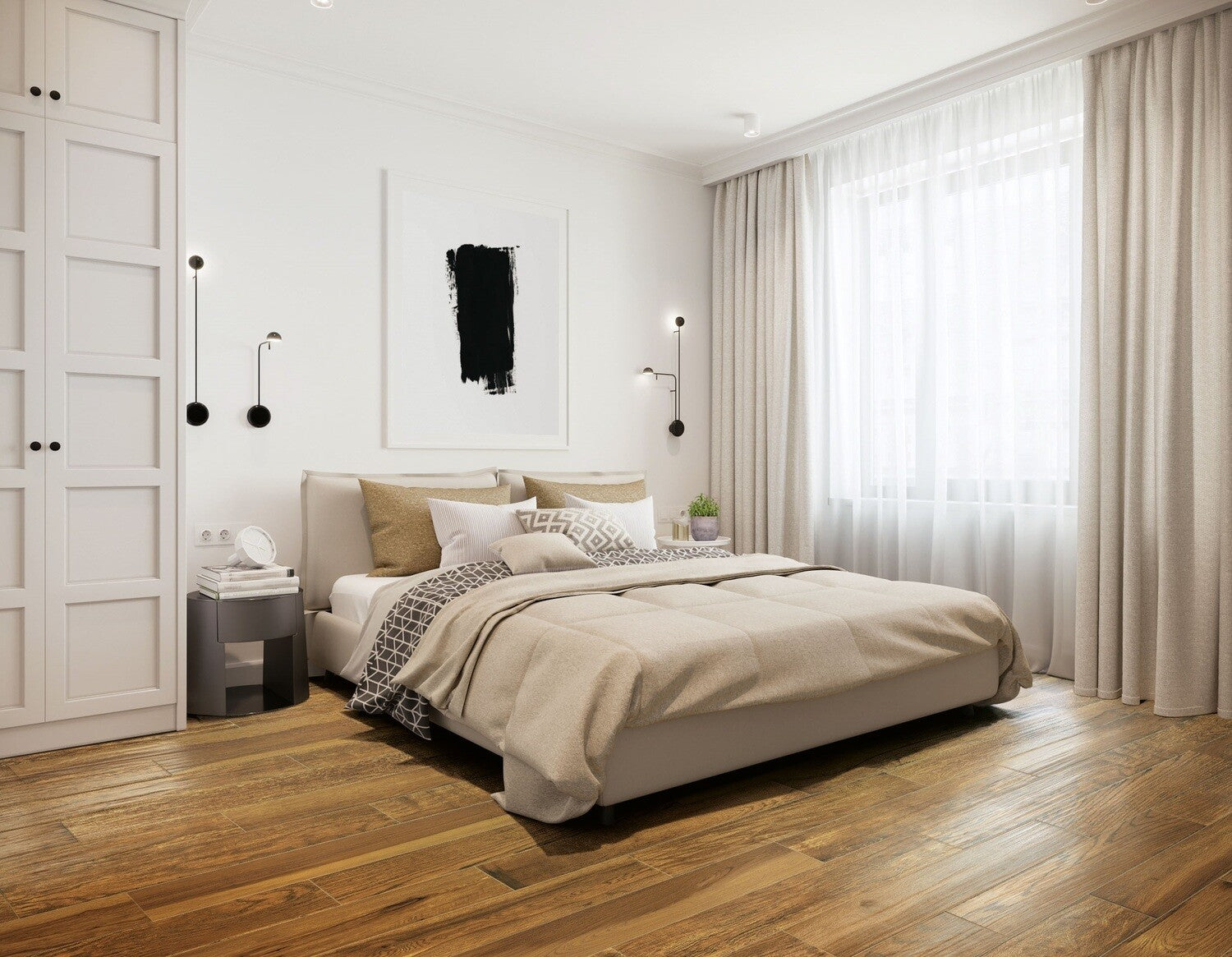 Lacquered Wood - Natural - Tile