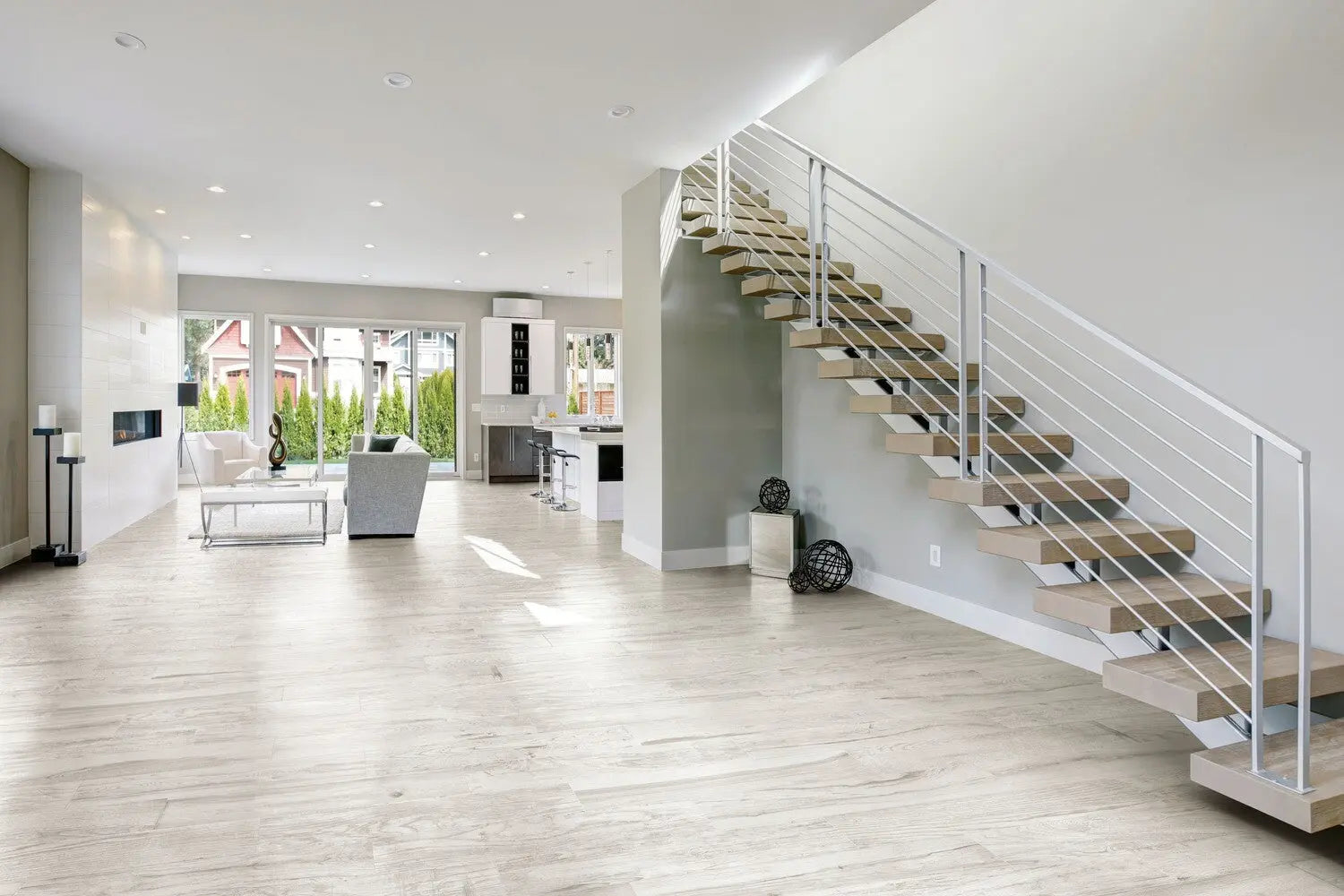 Lacquered Wood - White - Tile Western Pacific Tile