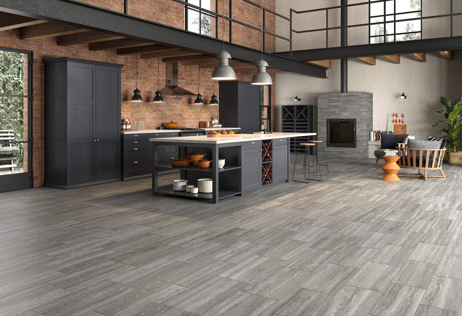 Flow - Grey - Tile