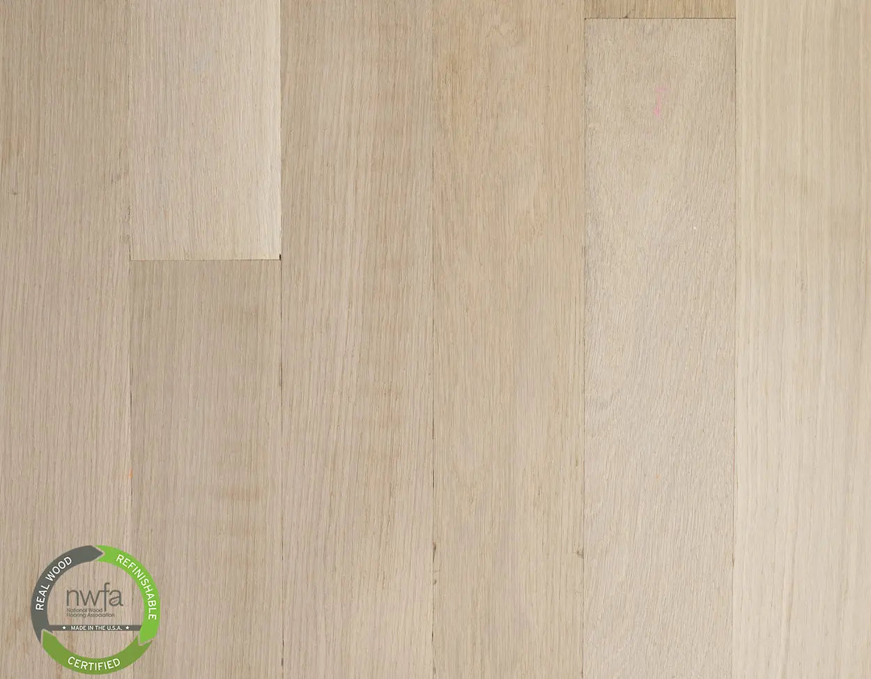 White Oak - Select Grade - Unfinished Engineered Hardwood Mullican Flooring
