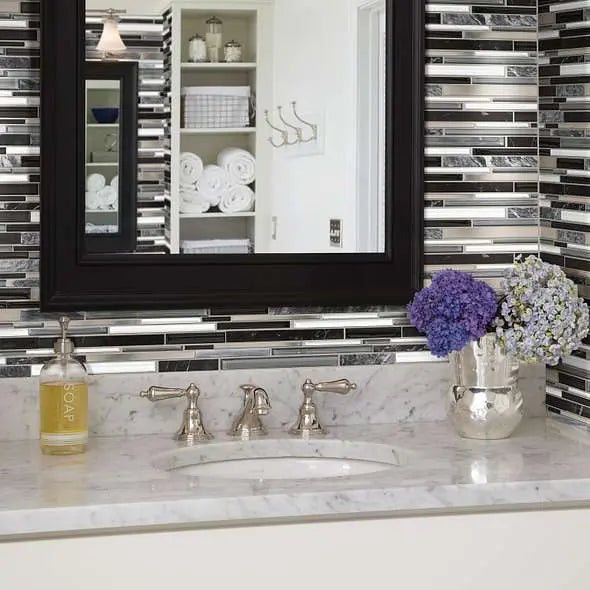 MIXED UP STAINLESS - Tile Shaw Floors