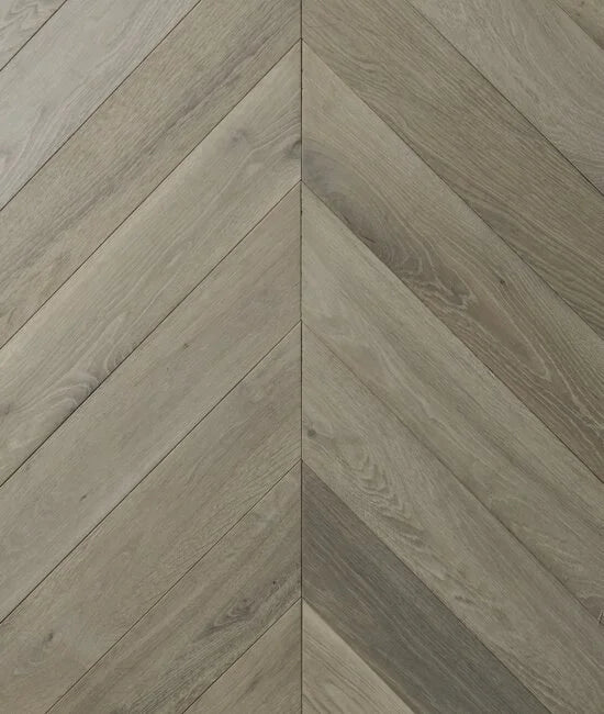 Cremona Exotic Chevron - Marsala European Oak - Engineered Hardwood Villagio Floors