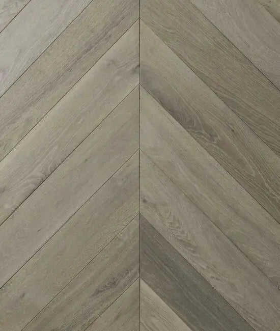 Cremona Exotic Chevron - Marsala European Oak - Engineered Hardwood Villagio Floors