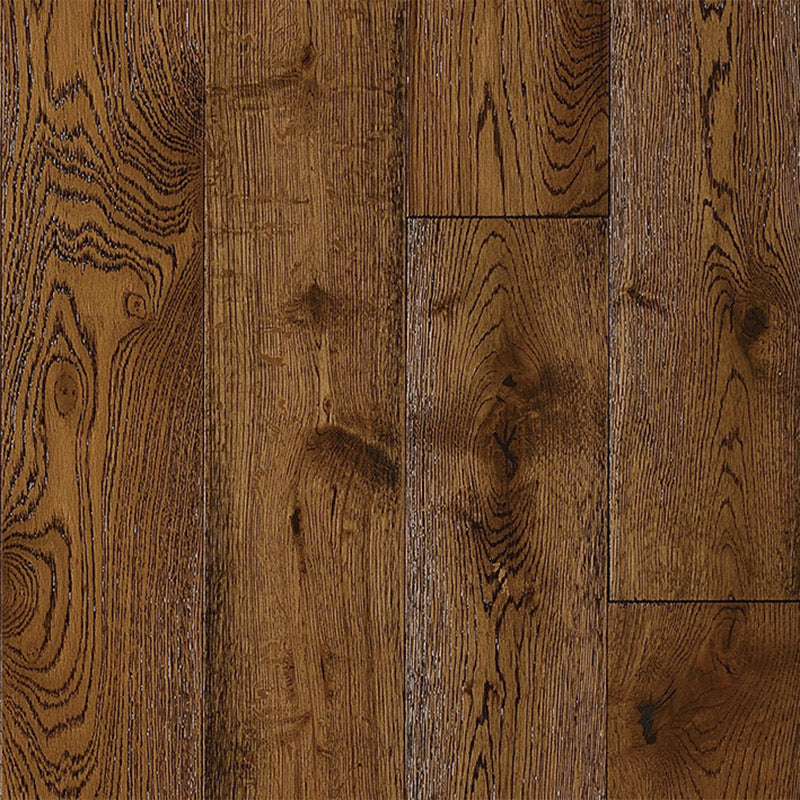 Artistic Collection-Distressed - Wire Brushed Oak-Topaz - Solid Hardwood Ark Floors