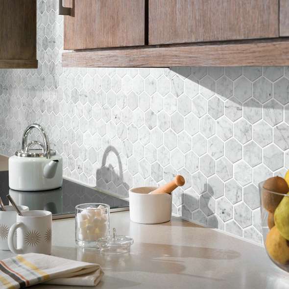 CHATEAU HEXAGON MOSAIC - Tile Shaw Floors