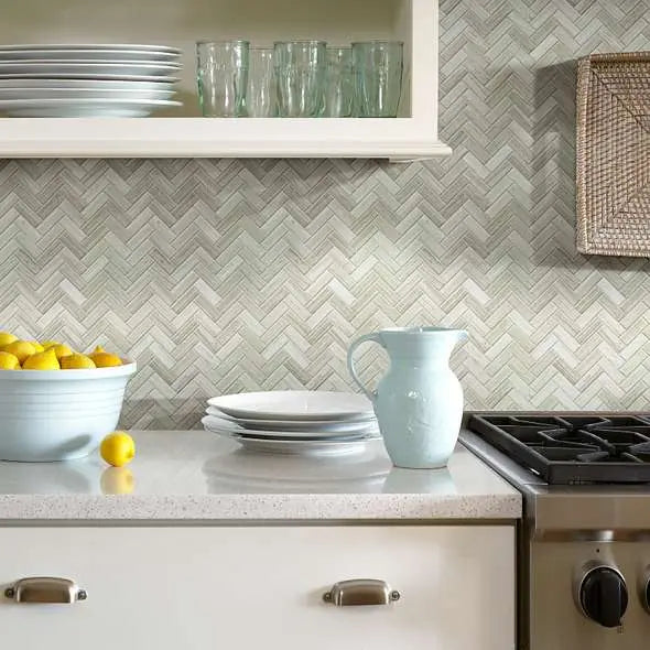 CHATEAU HERRINGBONE MOSAIC - Tile Shaw Floors
