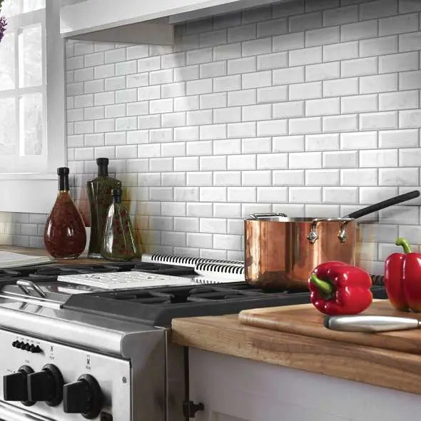 CHATEAU 2X4 BEVELED EDGE MOSAIC - Tile Shaw Floors