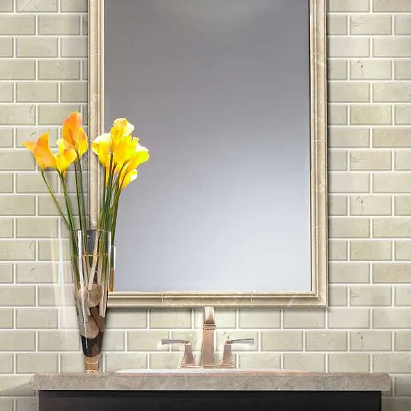 CHATEAU 2X4 BEVELED EDGE MOSAIC - Tile Shaw Floors