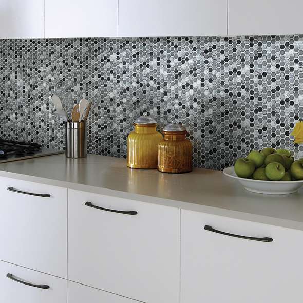 MOLTEN HEXAGON GLASS - Tile Shaw Floors