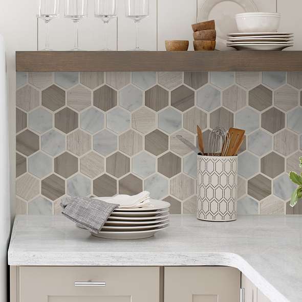 CHATEAU HEXAGON MOSAIC - Tile Shaw Floors