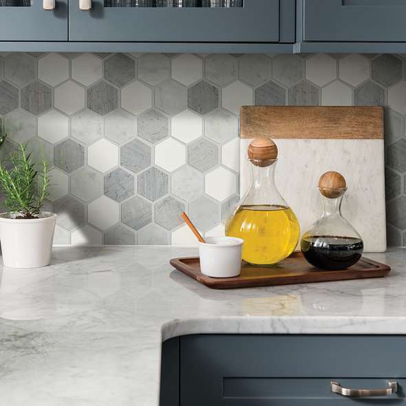CHATEAU HEXAGON MOSAIC - Tile Shaw Floors