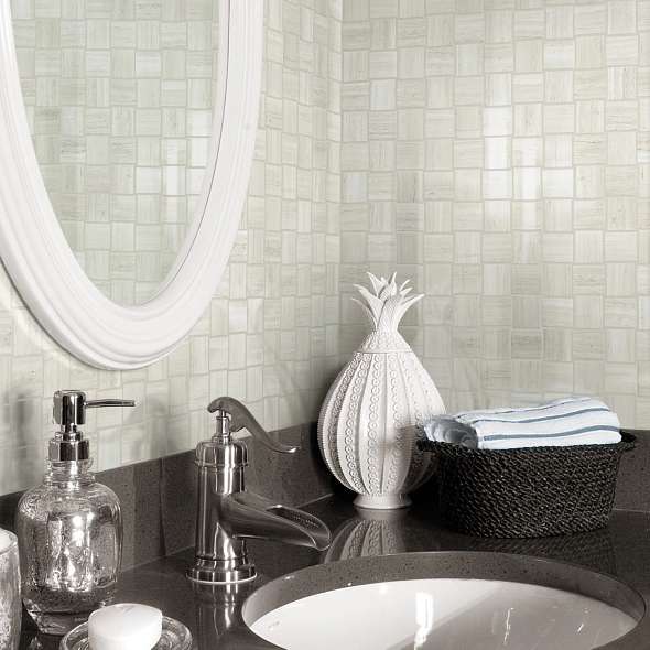 RANGE BASKETWEAVE MOSAIC MATTE - Tile