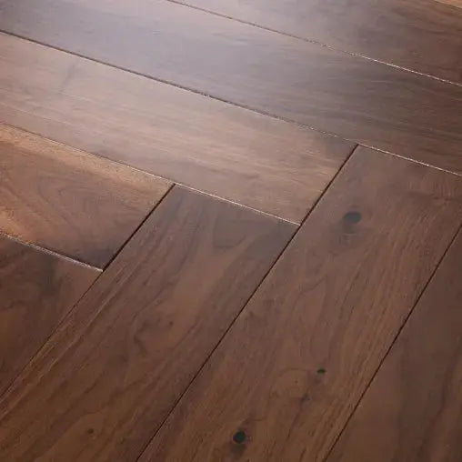 Revival Walnut Herringbone - Rye - Engineered Hardwood Anderson Tuftex Hardwood
