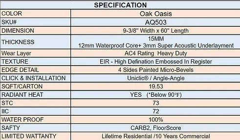 AquaPro Max - Oak Oasis - Laminate Lago Flooring