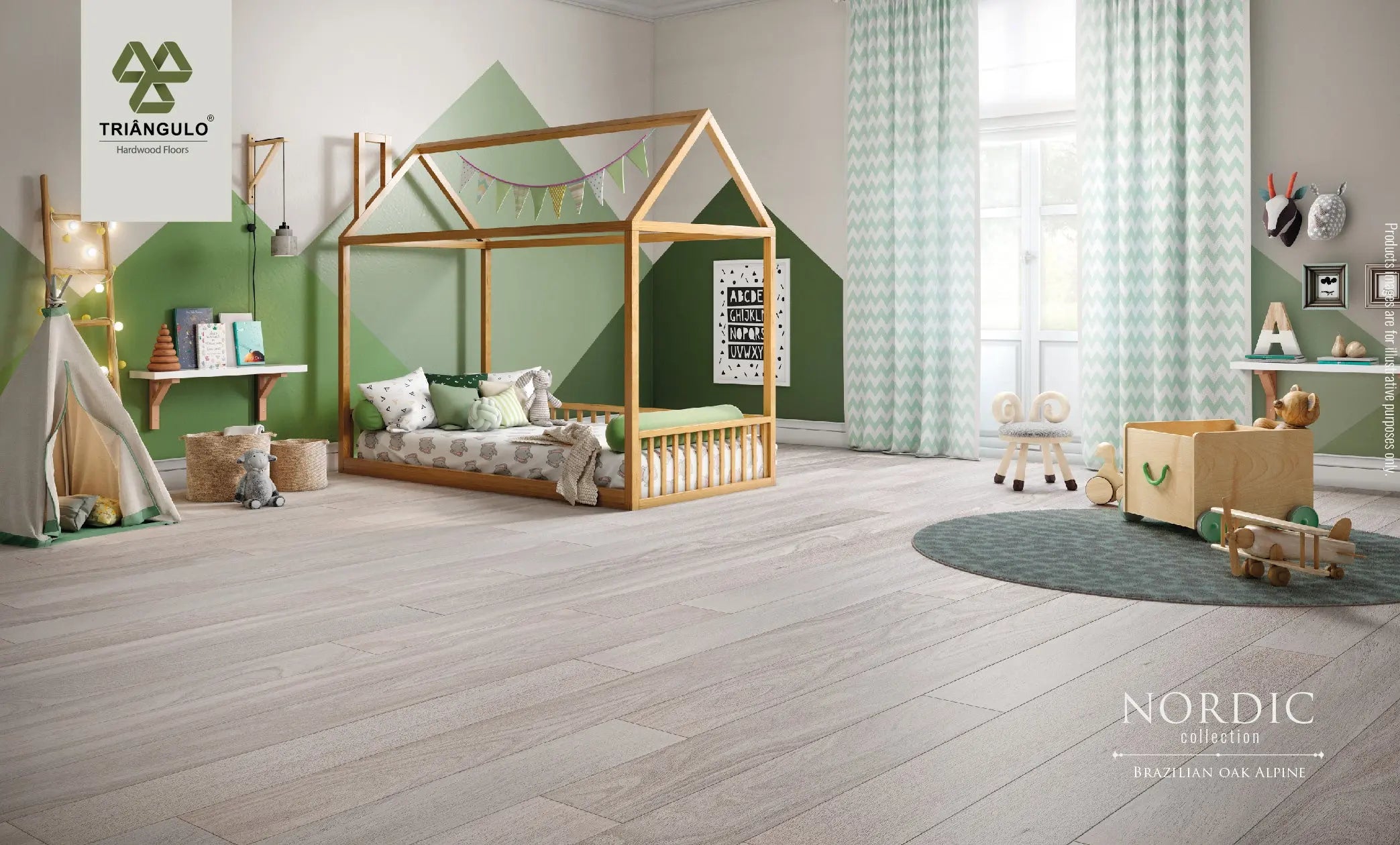 Brazilian Oak Alpine - Nordic - Engineered Hardwood Triangulo
