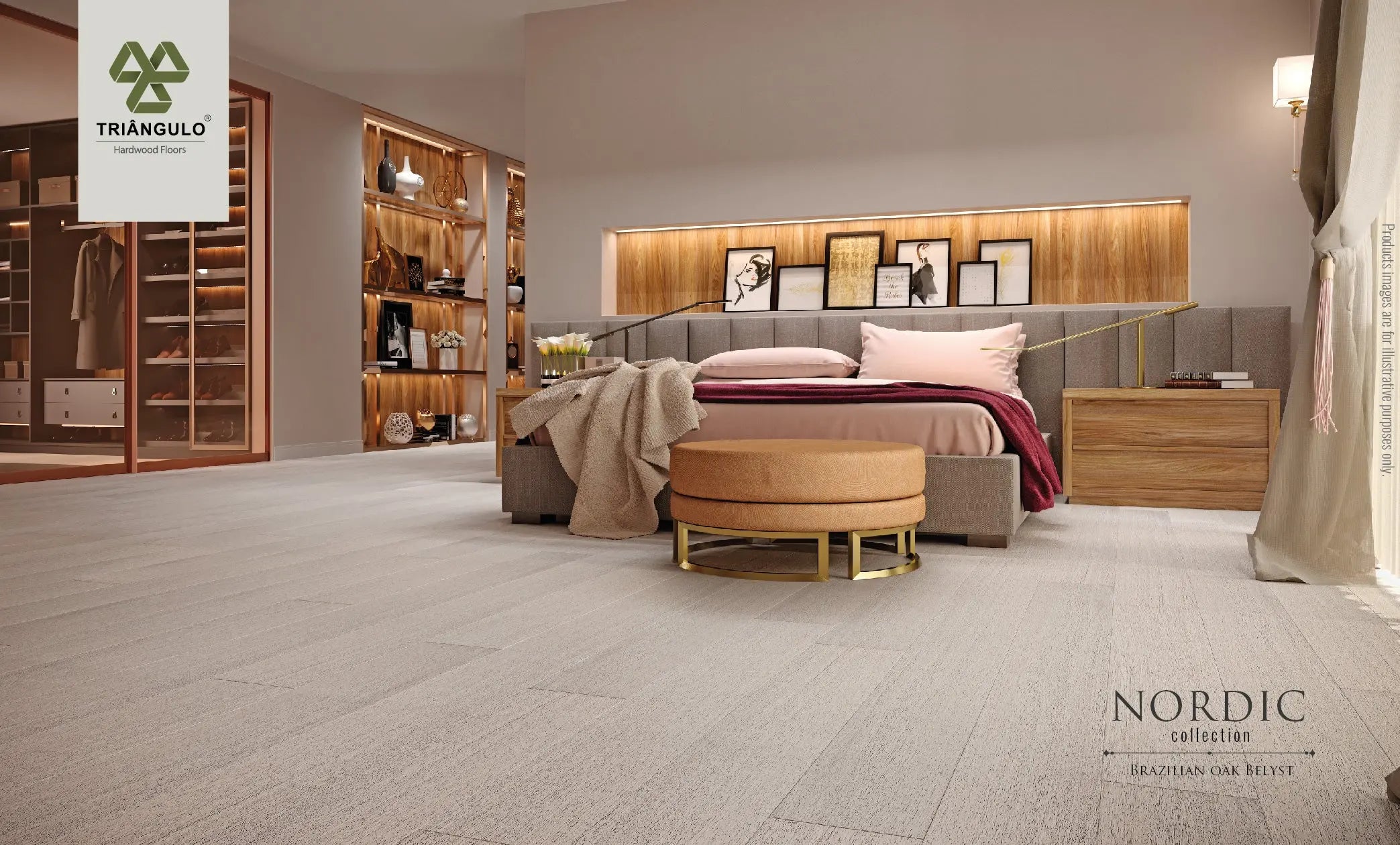 Brazilian Oak Belyst - Nordic - Engineered Hardwood Triangulo