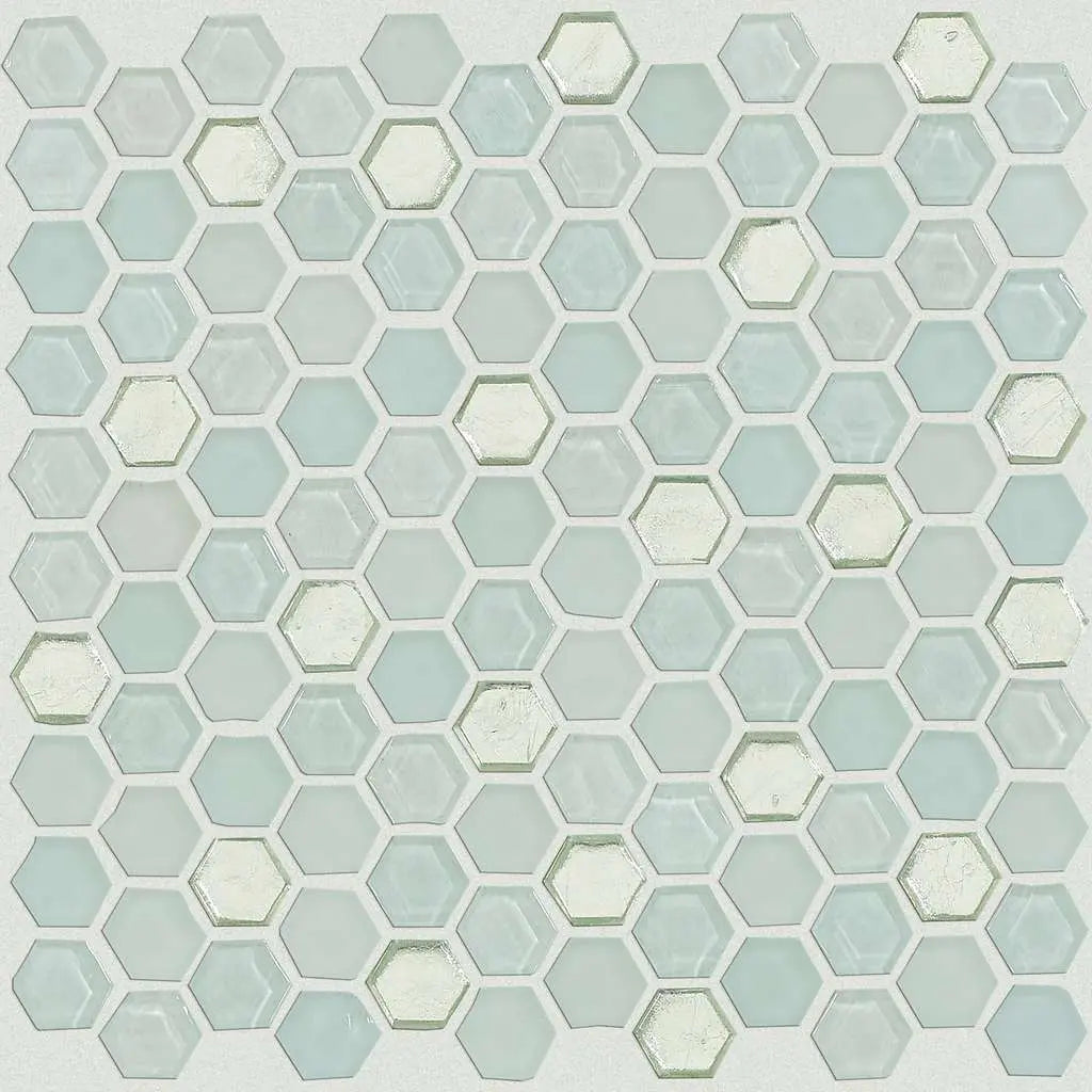 MOLTEN HEXAGON GLASS - Tile Shaw Floors