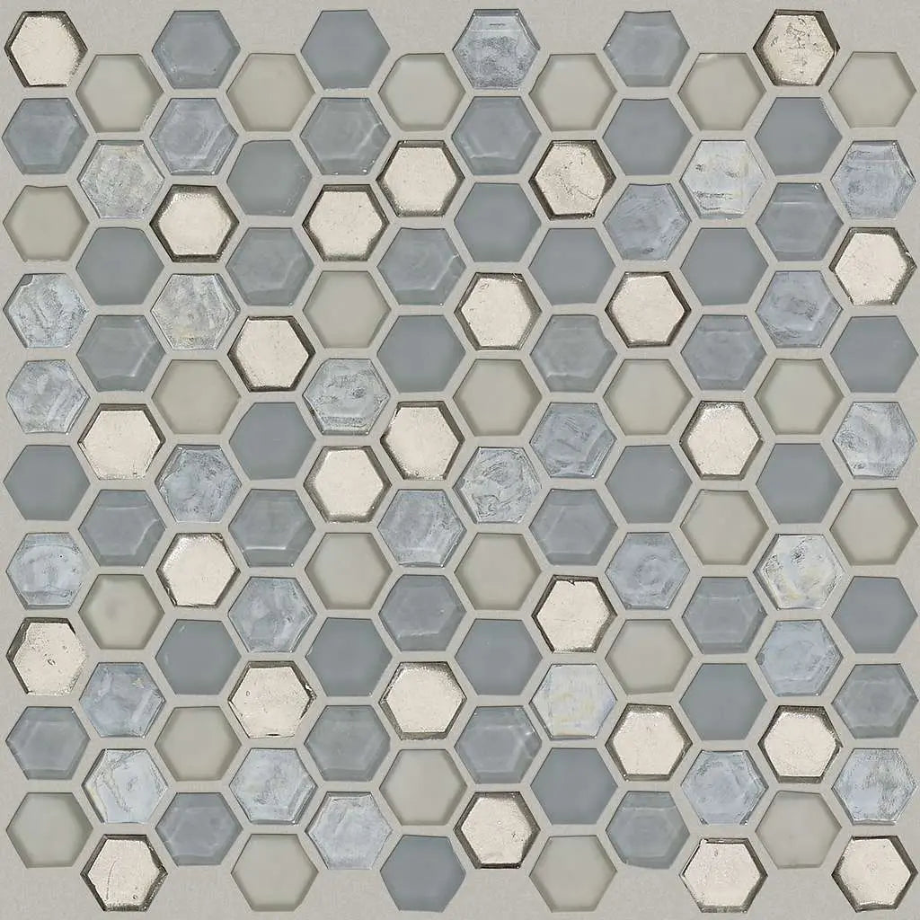 MOLTEN HEXAGON GLASS - Tile Shaw Floors