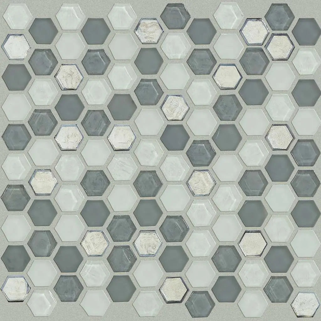 MOLTEN HEXAGON GLASS - Tile Shaw Floors
