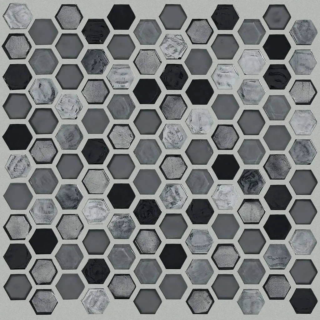 MOLTEN HEXAGON GLASS - Tile Shaw Floors