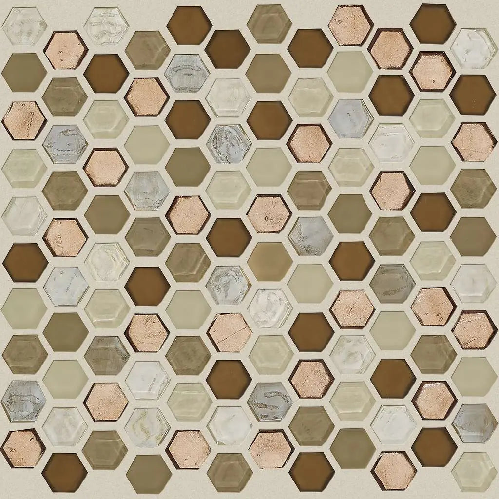 MOLTEN HEXAGON GLASS - Tile Shaw Floors