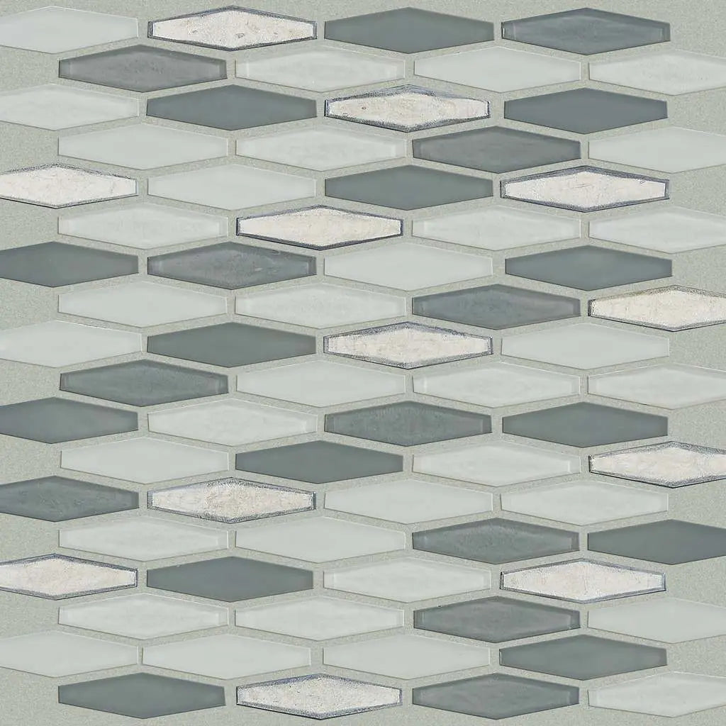 MOLTEN STRETCH HEXAGON GLASS - Tile Shaw Floors