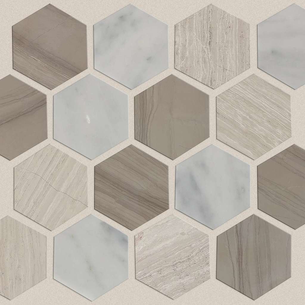 CHATEAU HEXAGON MOSAIC - Tile Shaw Floors