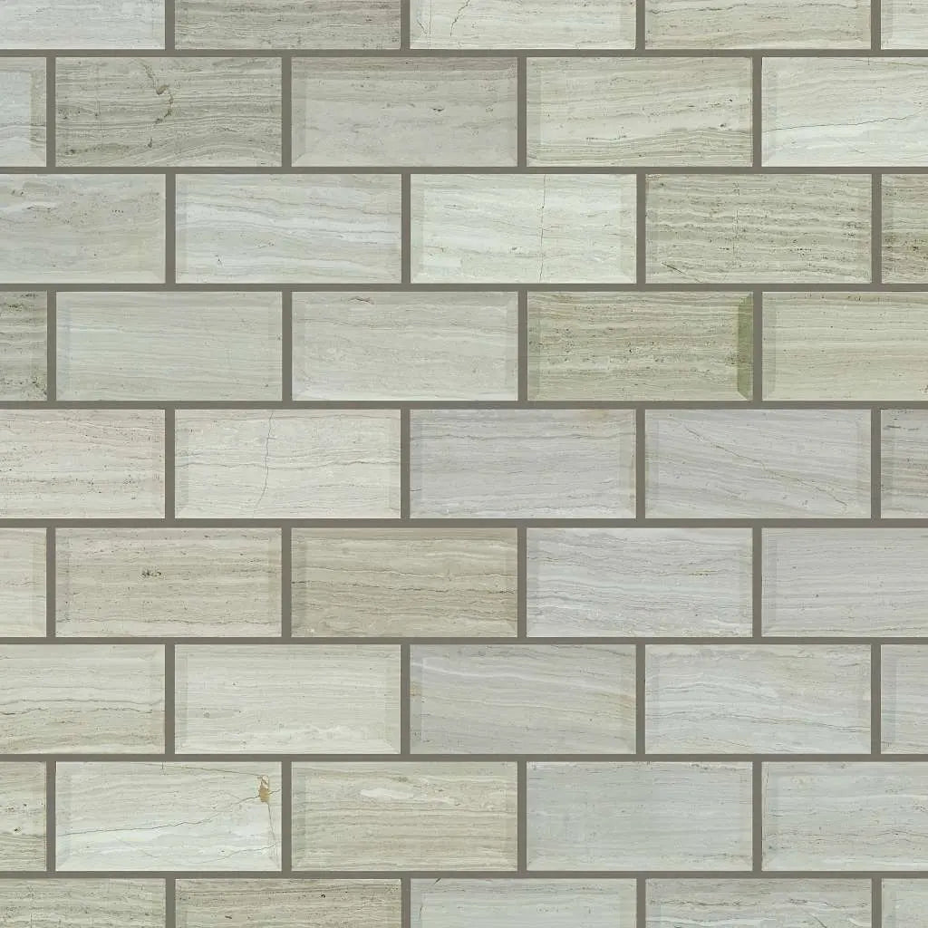 CHATEAU 2X4 BEVELED EDGE MOSAIC - Tile Shaw Floors