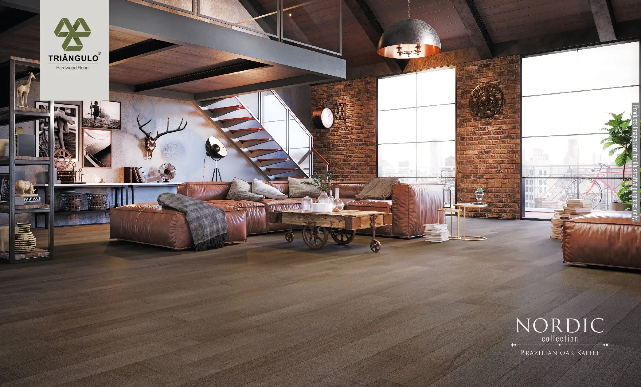 Brazilian Oak Kaffee - Nordic - Engineered Hardwood Triangulo
