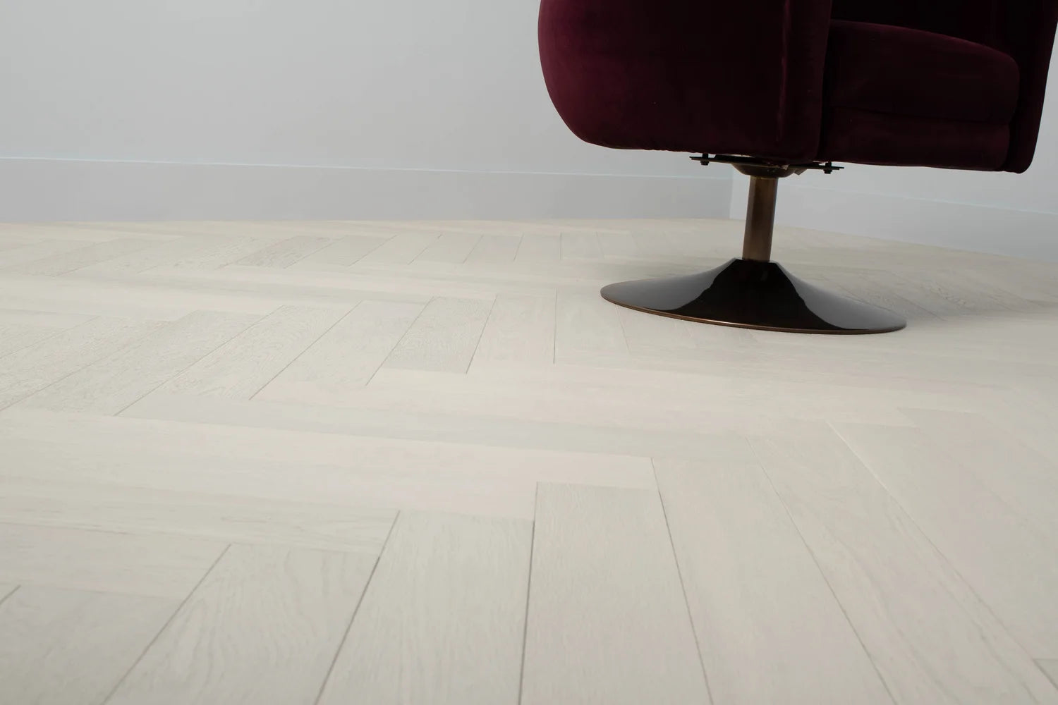 Cremona Exotic Herringbone - Latteo European Oak - Engineered Hardwood Villagio Floors