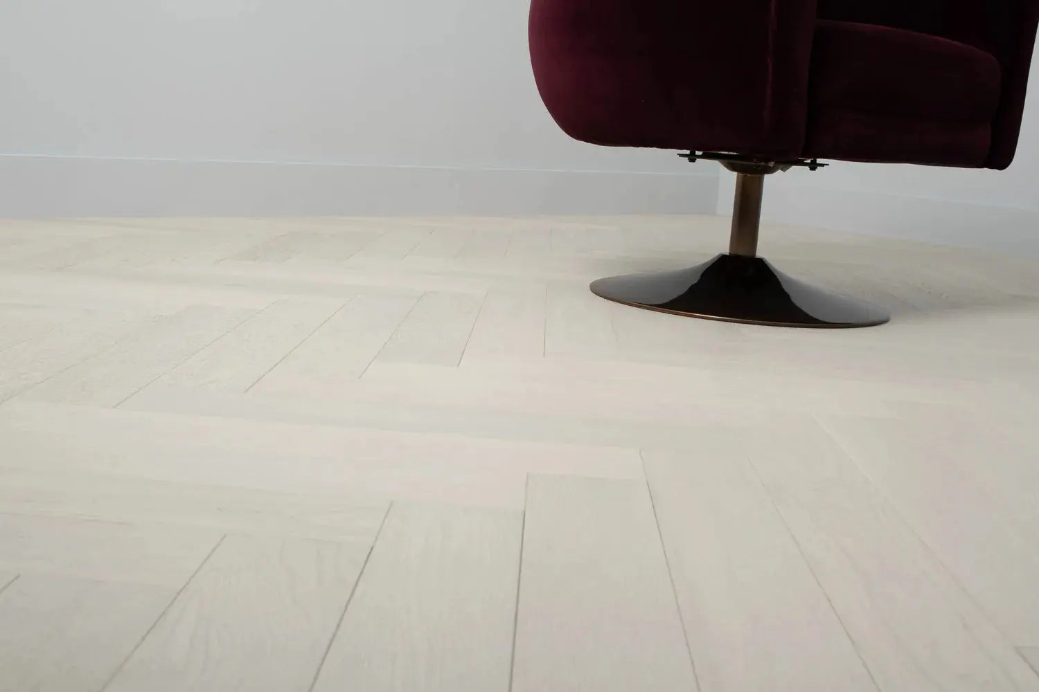 Cremona Exotic Herringbone - Latteo European Oak - Engineered Hardwood Villagio Floors
