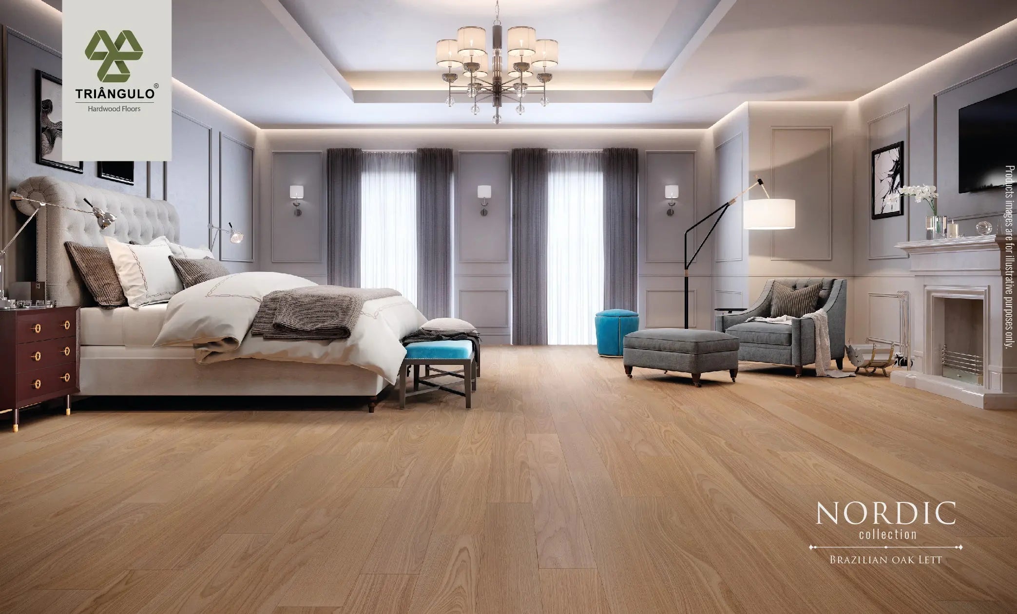 Brazilian Oak Lett - Nordic - Engineered Hardwood Triangulo