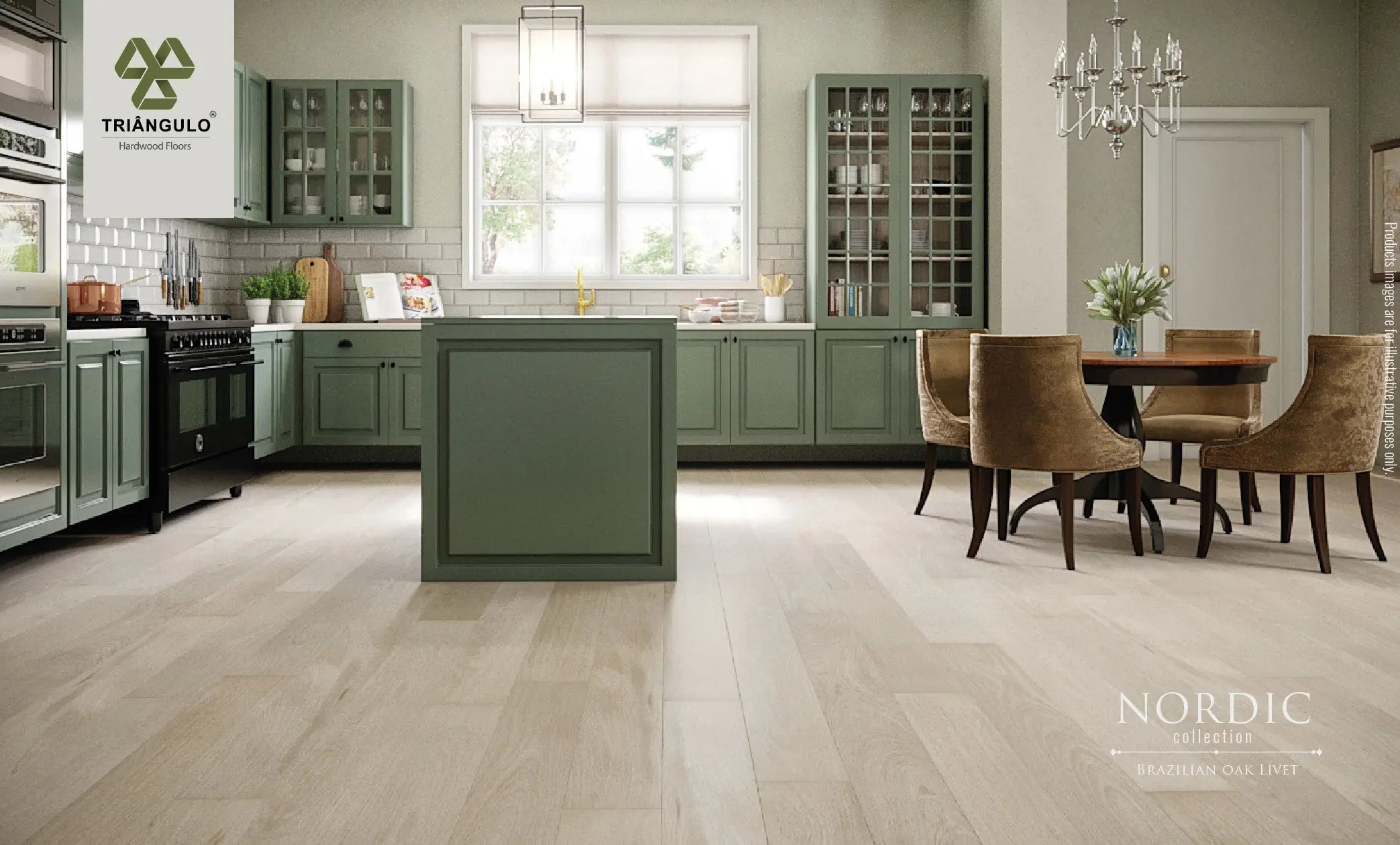 Brazilian Oak Livet - Nordic - Engineered Hardwood Triangulo