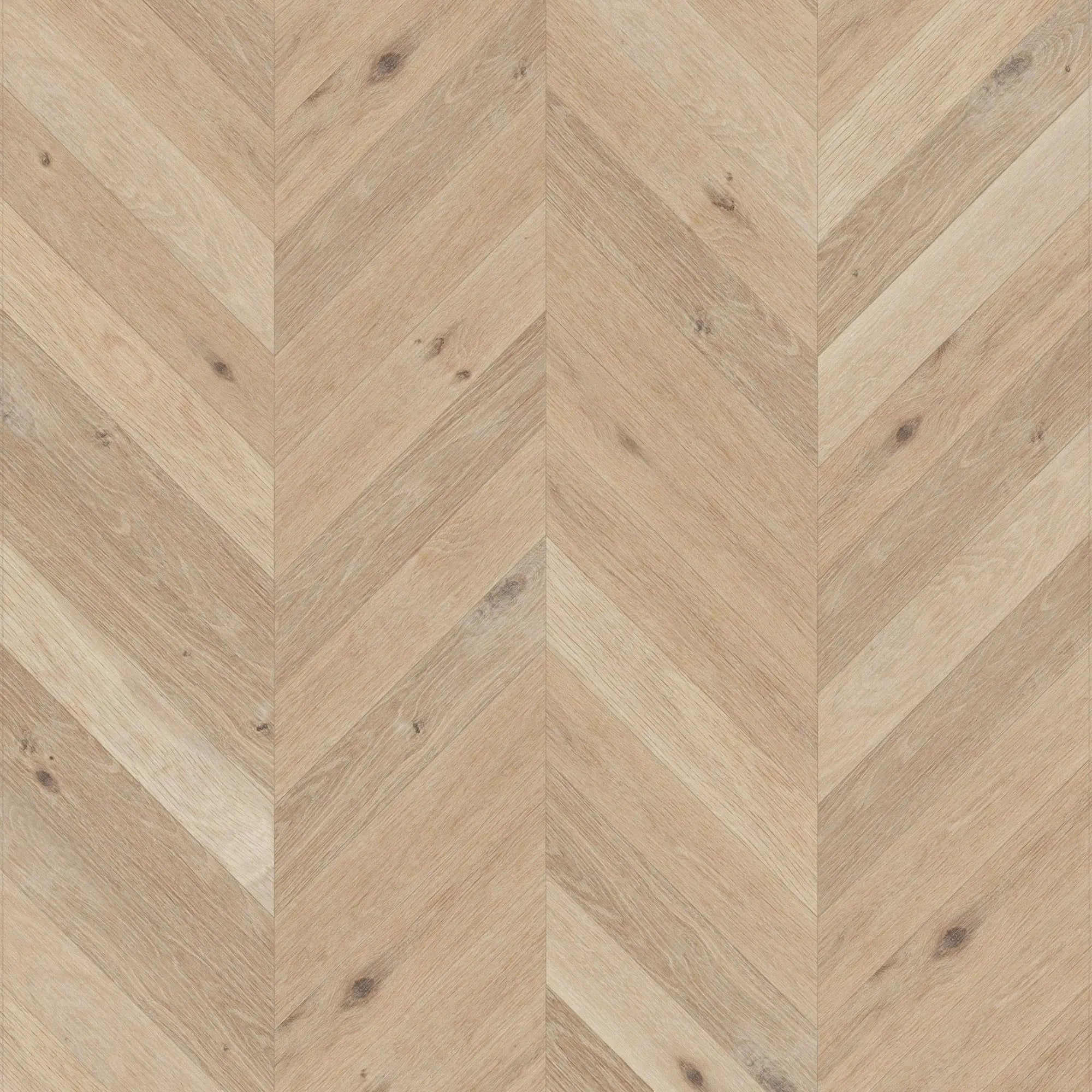 Chevron - White Oak Carousel - Engineered Hardwood Mirage