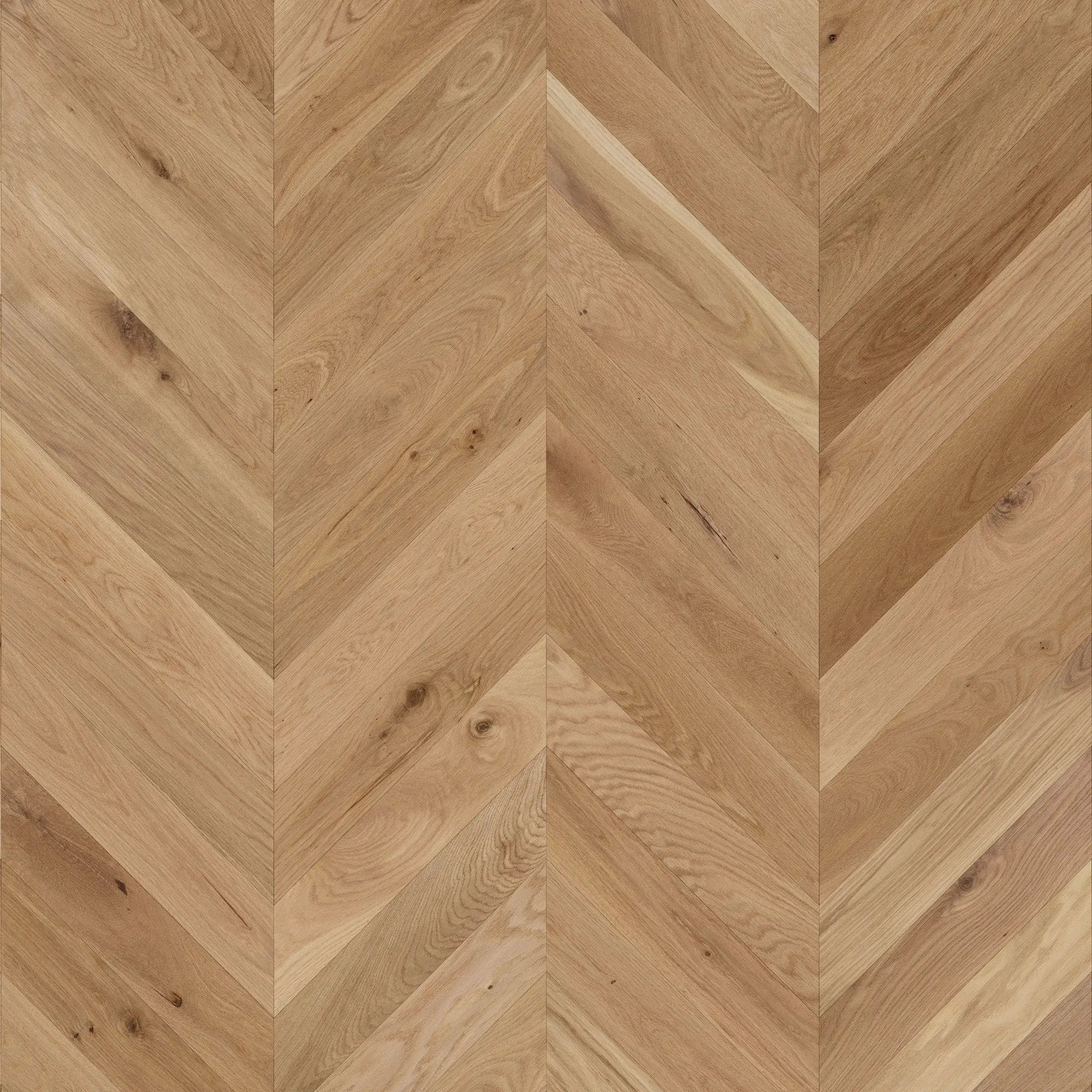 Chevron - White Oak Natural - Engineered Hardwood Mirage