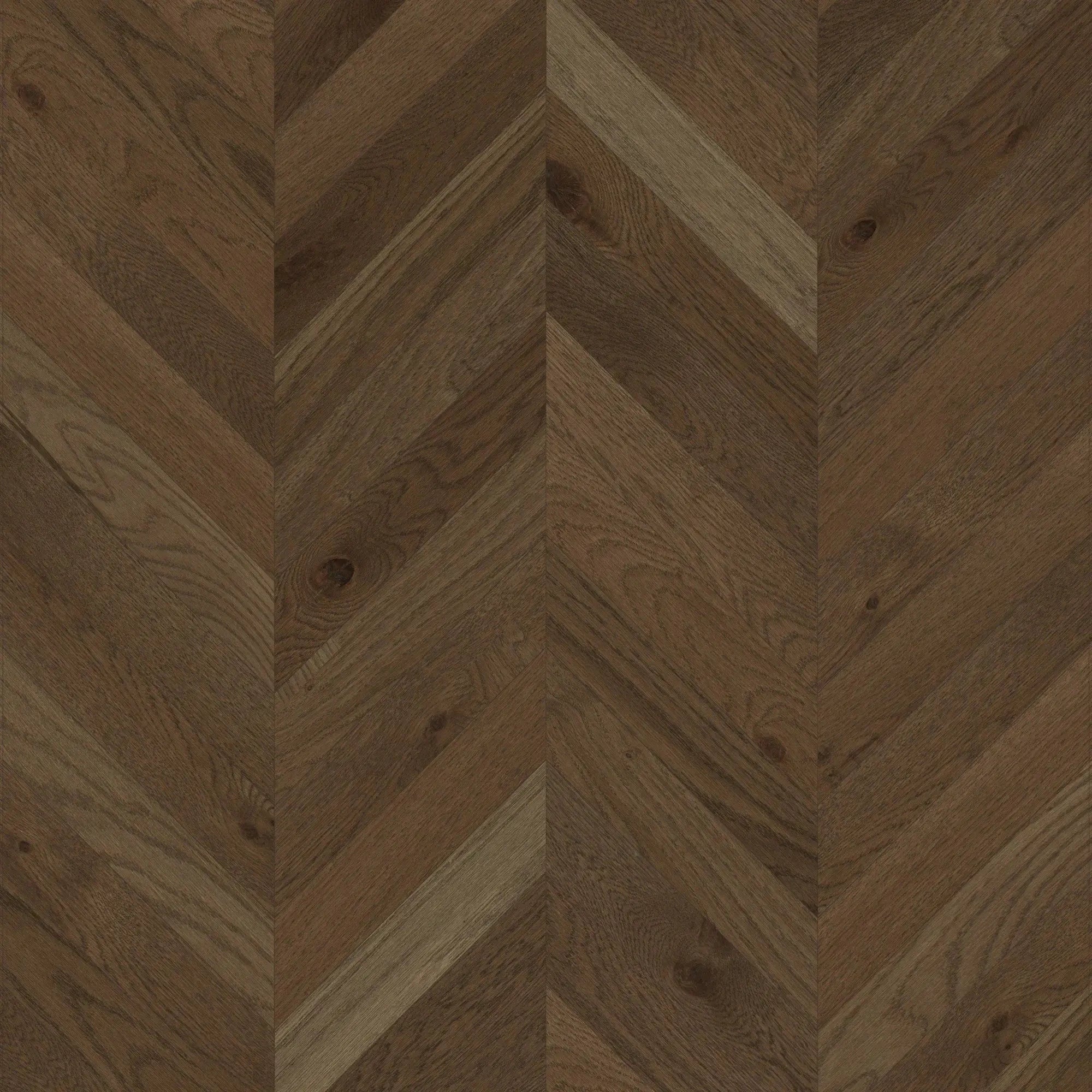 Chevron - White Oak Sailing Stone - Engineered Hardwood Mirage