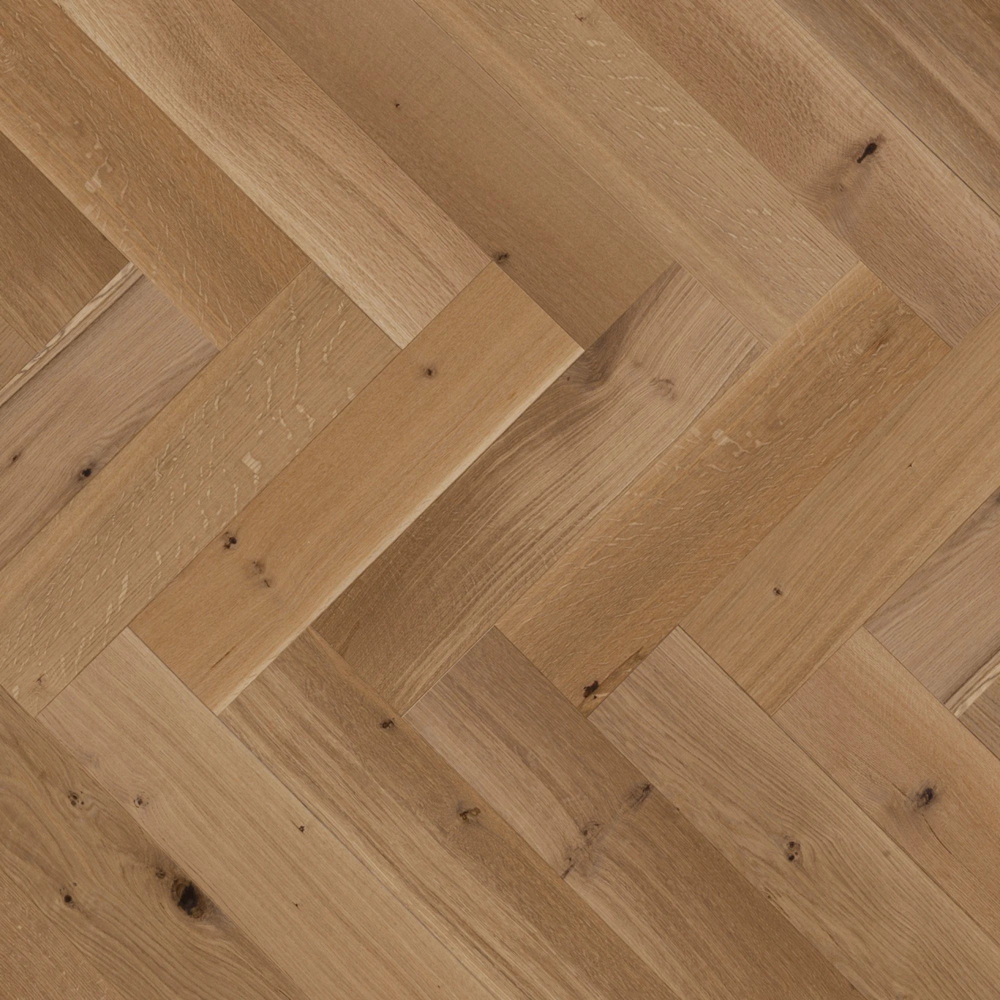 Herringbone - White Oak Natural R&Q- Engineered Hardwood