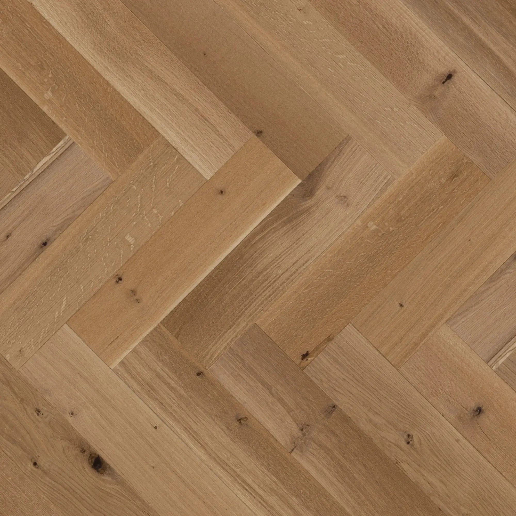 Herringbone - White Oak Natural R&Q- Engineered Hardwood Mirage