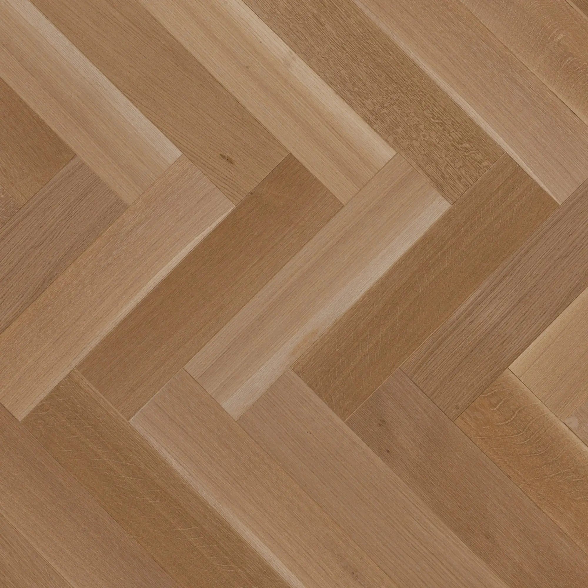 Herringbone - White Oak Natural R&Q Exclusive - Engineered Hardwood Mirage