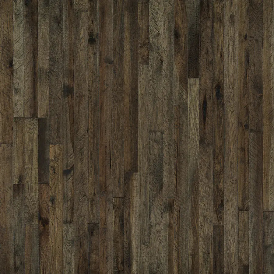 Big D Hallmark Floors Organic Solid Collection-Turmeric Hickory- Solid Hardwood Big D