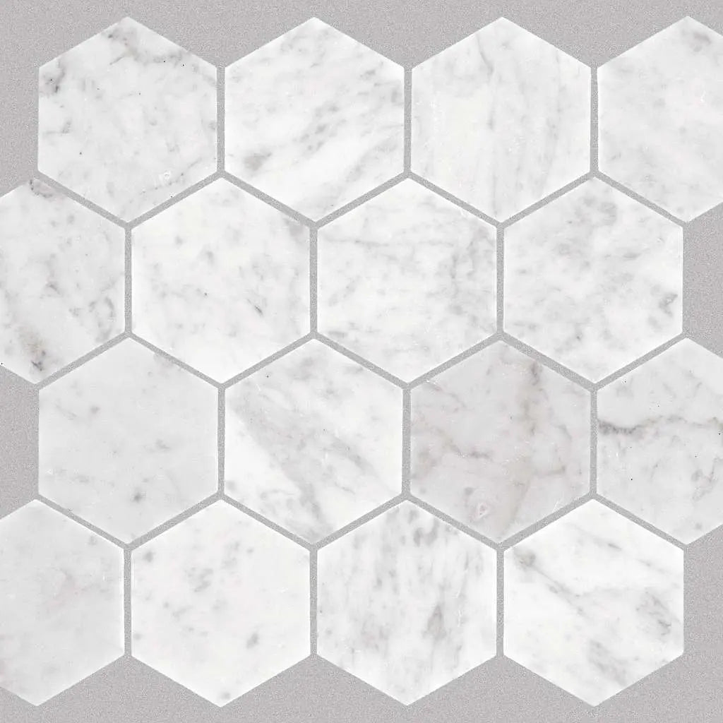 Pearl Mosaic Hex - Tile Shaw Floors