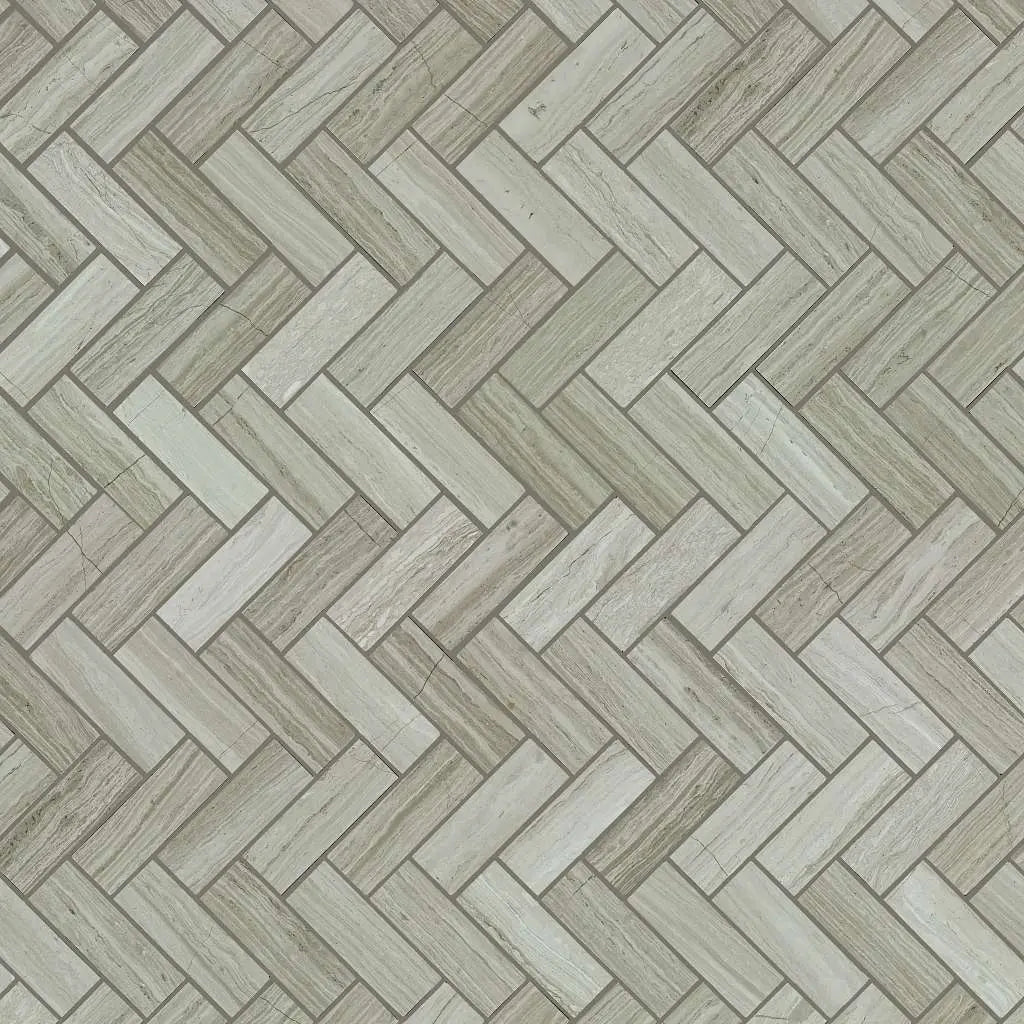PEARL HERRINGBONE MOSAIC - Tile Shaw Floors