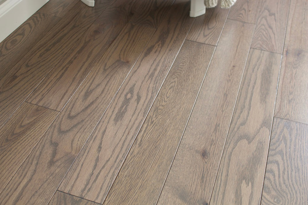Classic Collection - Red Oak Stone - Solid Hardwood