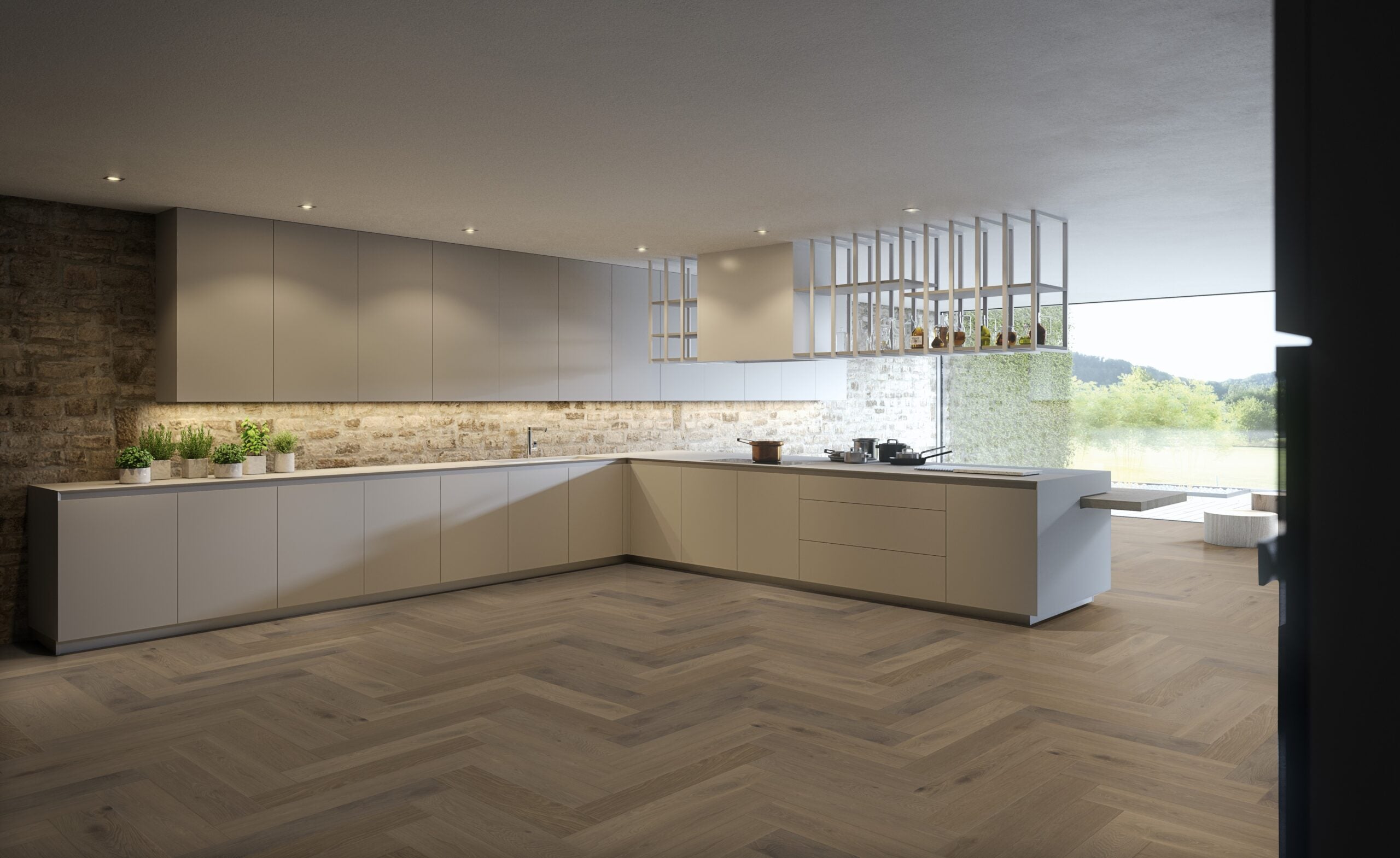 Herringbone - Chaparral - Engineered Hardwood Duchateau