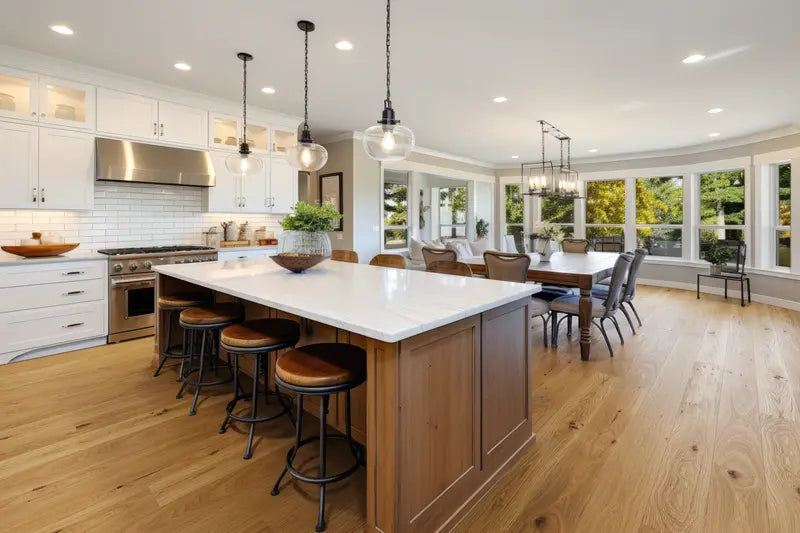 Vinland - White Oak Light Rustic - Engineered Hardwood Monarch Plank Hardwood Flooring